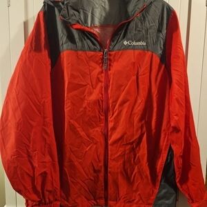 Columbia Bold Red and Charcoal Jacket